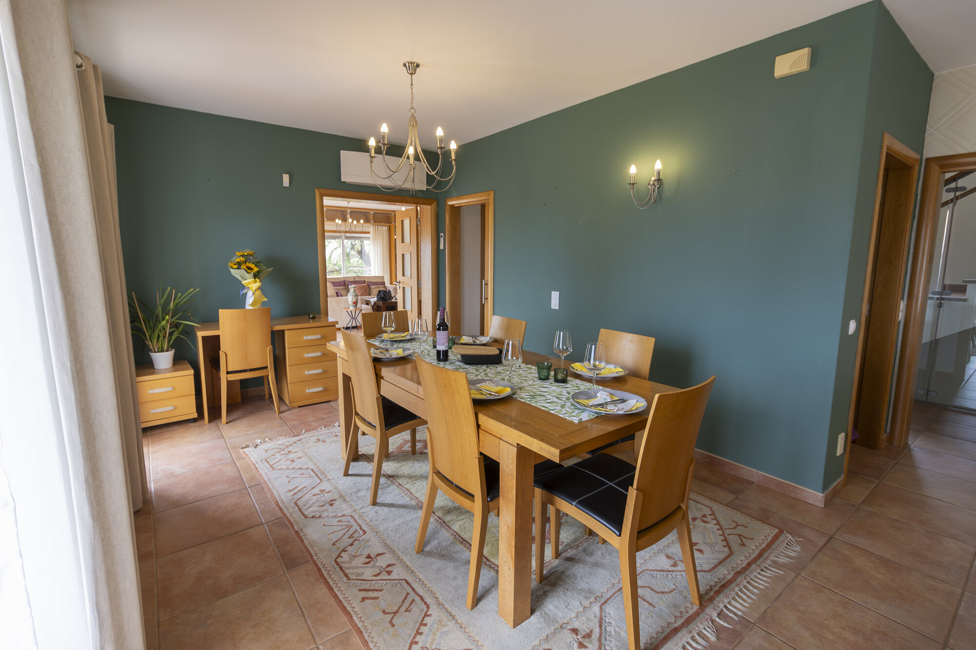 Casa Beladea — Upstairs Kitchen, Dining and Living Room